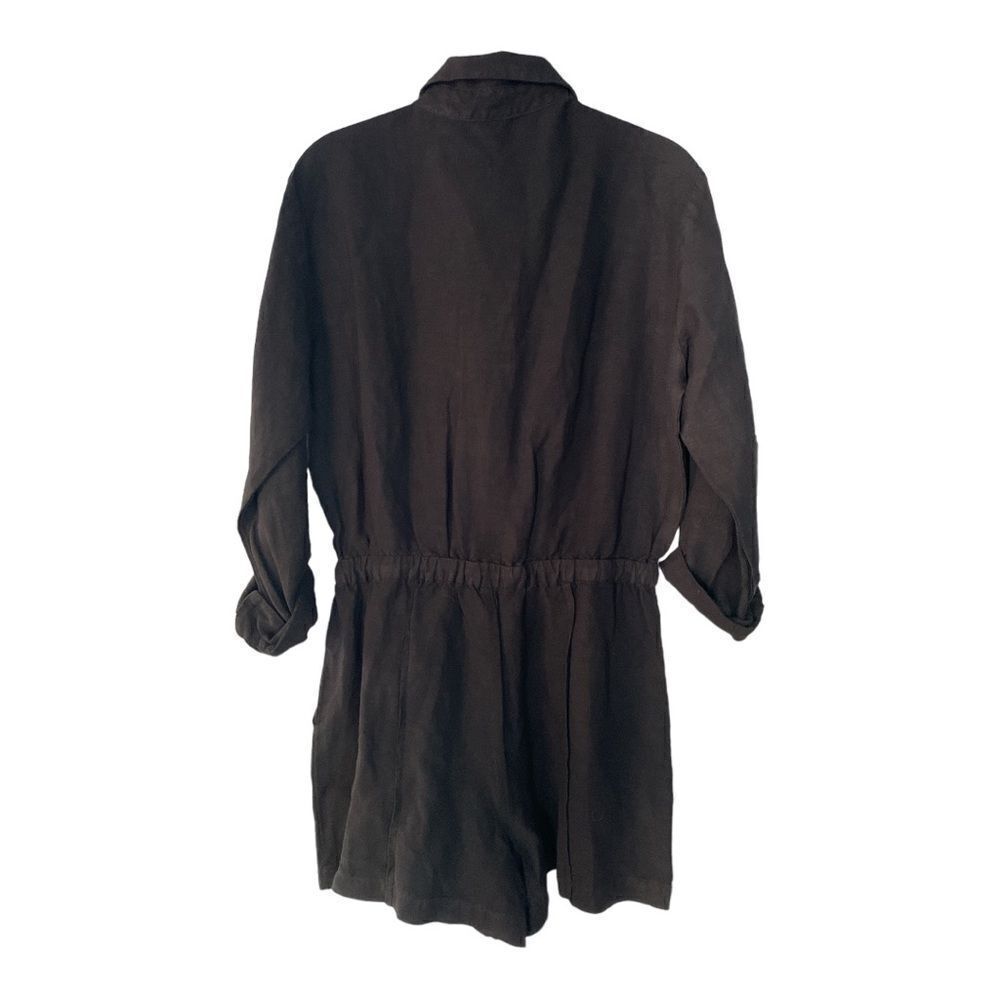 NWT Young Fabulous & Broke Lakeside Linen Romper in Black S - Picture 4 of 9
